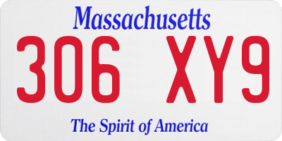 MA license plate 306XY9