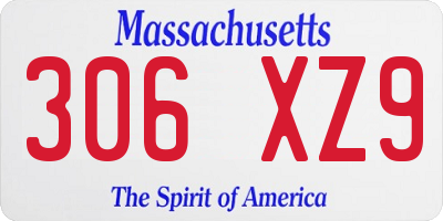 MA license plate 306XZ9