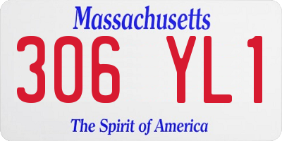 MA license plate 306YL1