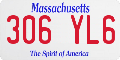 MA license plate 306YL6