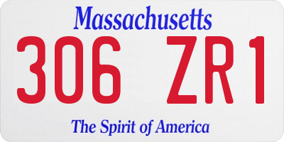MA license plate 306ZR1