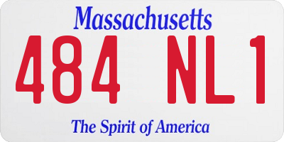 MA license plate 484NL1