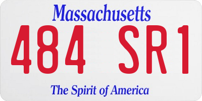 MA license plate 484SR1