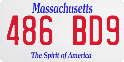 MA license plate 486BD9
