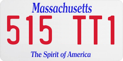 MA license plate 515TT1