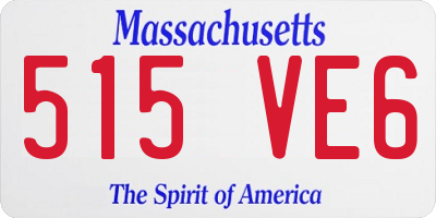 MA license plate 515VE6