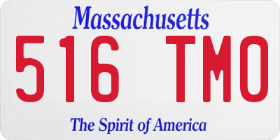 MA license plate 516TM0