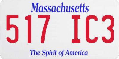 MA license plate 517IC3