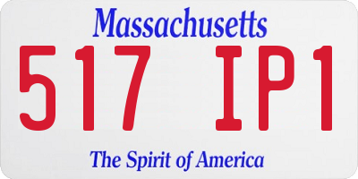 MA license plate 517IP1
