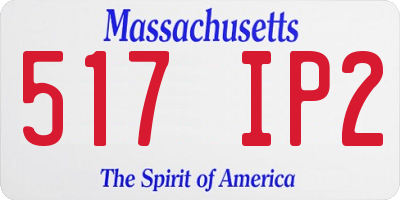 MA license plate 517IP2