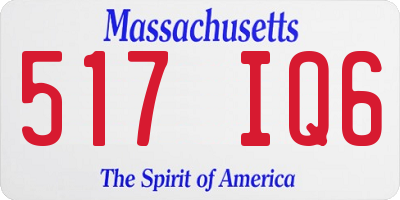 MA license plate 517IQ6