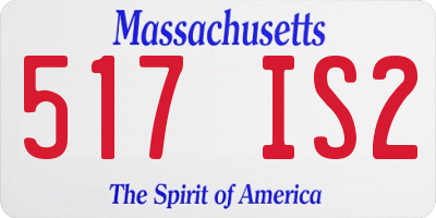 MA license plate 517IS2