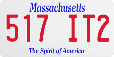 MA license plate 517IT2