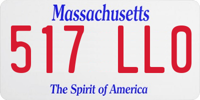MA license plate 517LL0