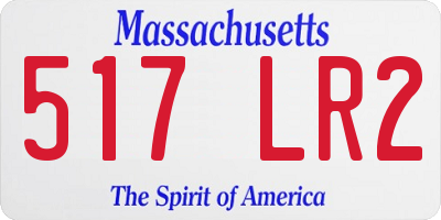 MA license plate 517LR2