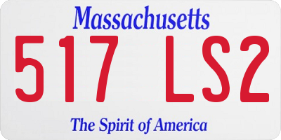 MA license plate 517LS2