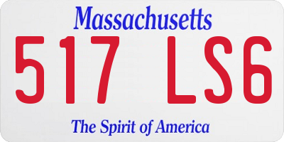MA license plate 517LS6