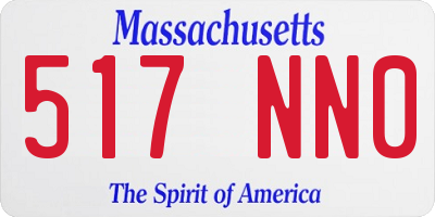 MA license plate 517NN0