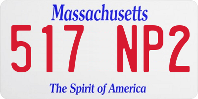 MA license plate 517NP2