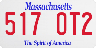MA license plate 517OT2