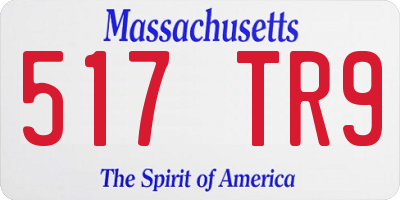 MA license plate 517TR9