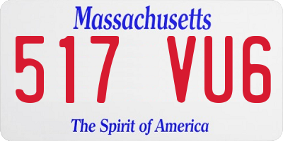 MA license plate 517VU6