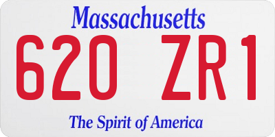 MA license plate 620ZR1