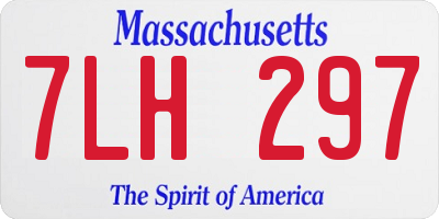 MA license plate 7LH297
