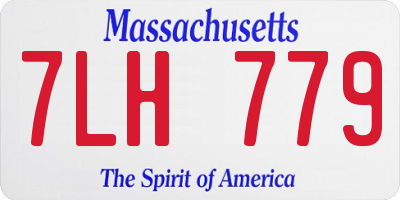 MA license plate 7LH779