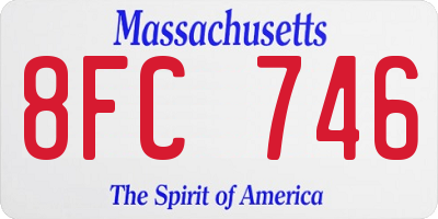 MA license plate 8FC746