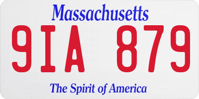 MA license plate 9IA879