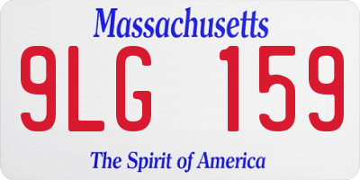 MA license plate 9LG159