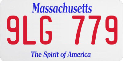 MA license plate 9LG779