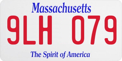 MA license plate 9LH079