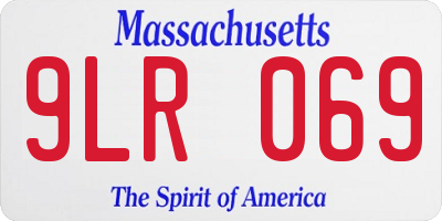MA license plate 9LR069