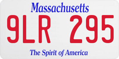 MA license plate 9LR295