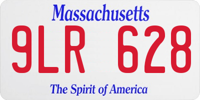 MA license plate 9LR628