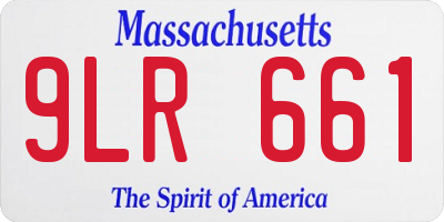 MA license plate 9LR661