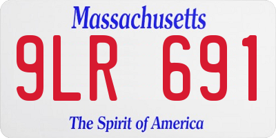MA license plate 9LR691