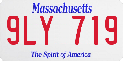 MA license plate 9LY719