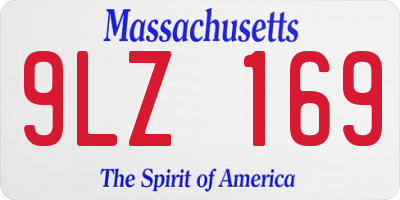 MA license plate 9LZ169