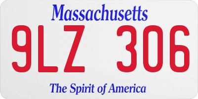 MA license plate 9LZ306