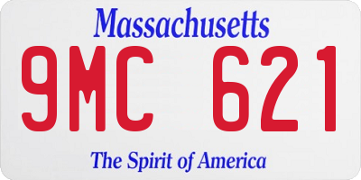 MA license plate 9MC621