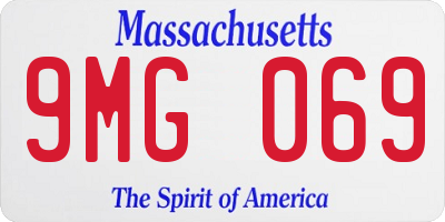 MA license plate 9MG069