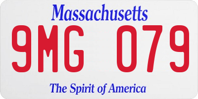 MA license plate 9MG079