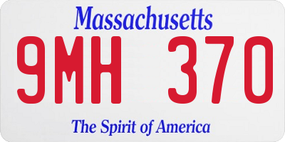 MA license plate 9MH370