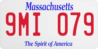 MA license plate 9MI079