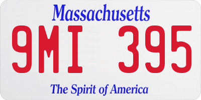 MA license plate 9MI395