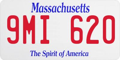 MA license plate 9MI620
