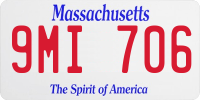 MA license plate 9MI706